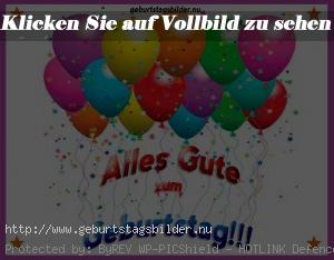 Geburtstag Bild mit Luftballons (2)