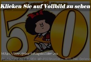 Mafalda und 50 Geburtstag