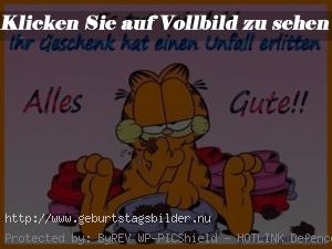 Lustige Geburtstag Bild mit Garfield 6